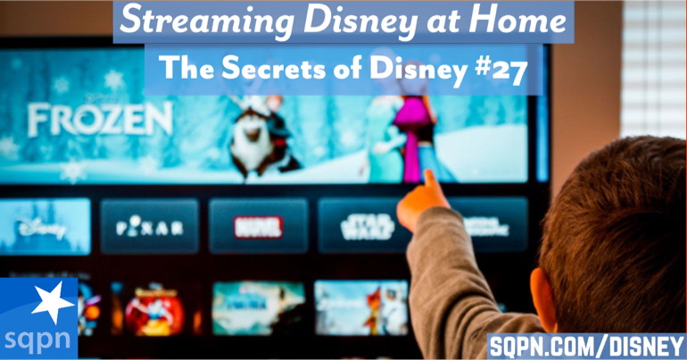 Streaming Disney at Home